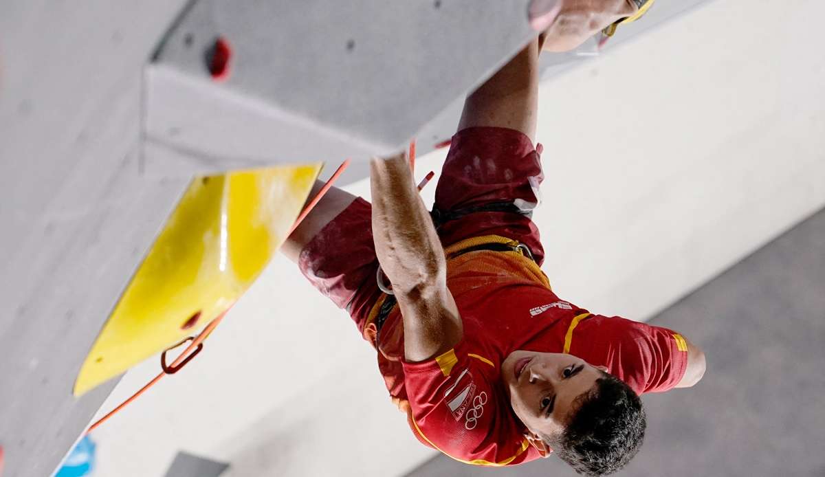 Der Spanier Alberto Gines Lopez ist völlig überraschend der erste Olympiasieger im Sportklettern.