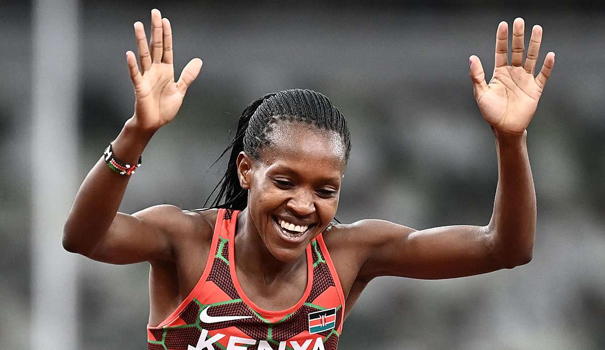 Faith Kipyegon war die Schnellste über 1500 Meter.