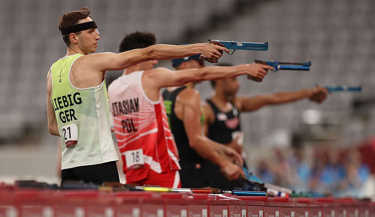 Fabian Liebig beendete den Modernen Fünfkampf der Männer auf Platz 19.