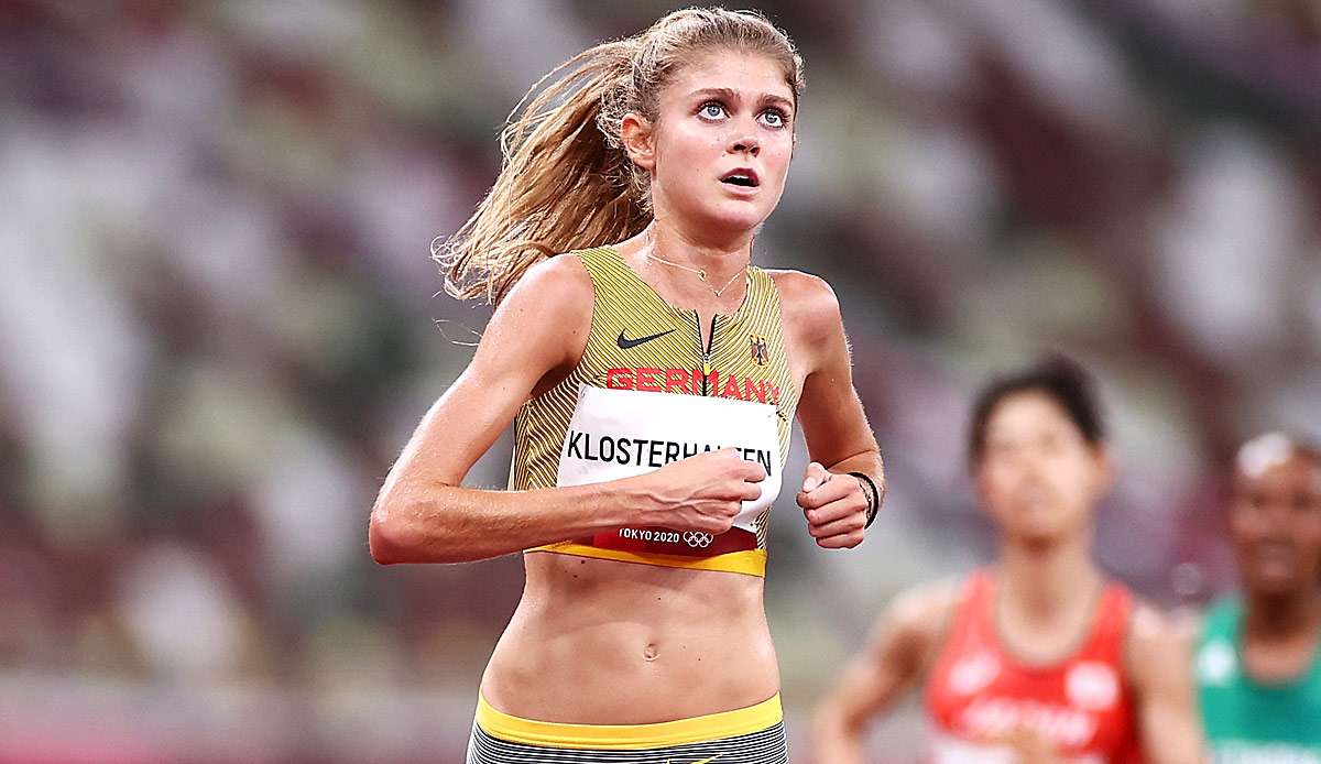 Konstanze Klosterhalfen wurde gute Achte über die 10.000 Meter.