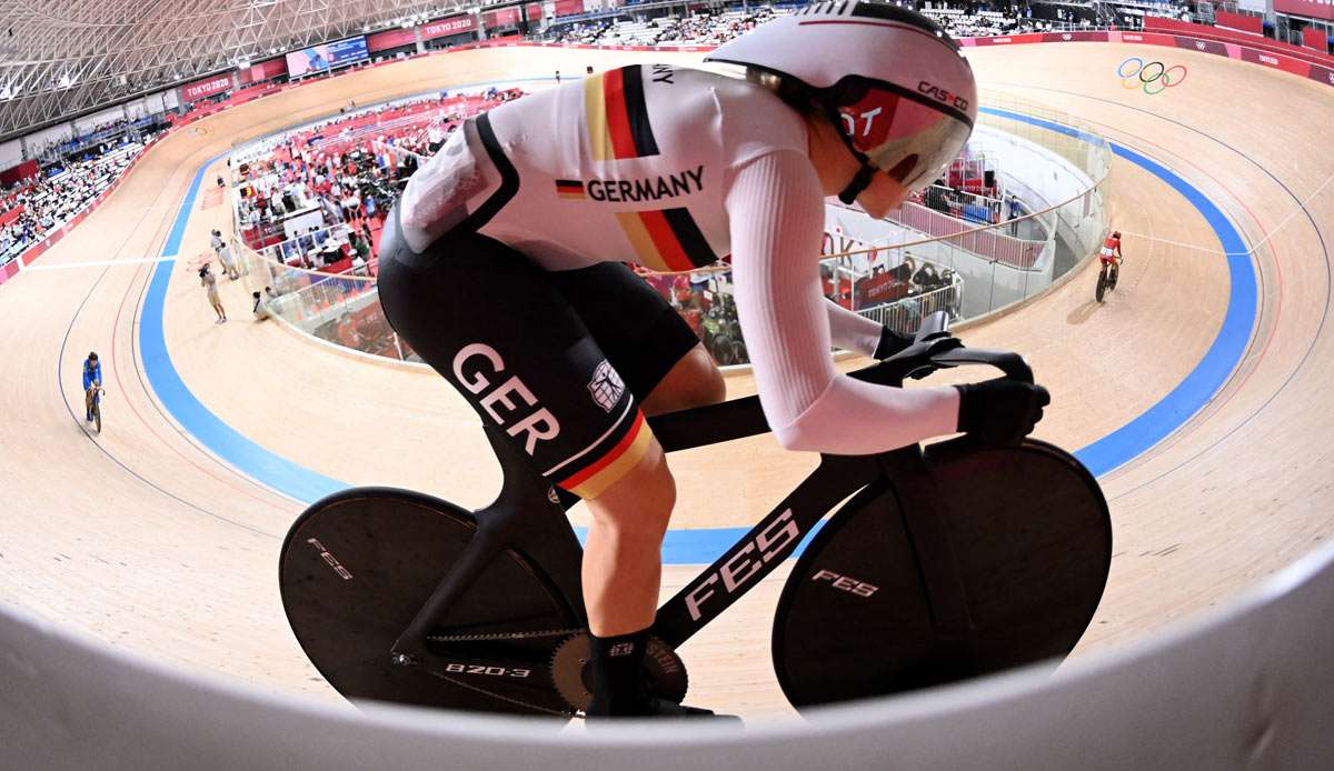 Emma Hinze hat eine Medaille im Sprint verpasst.