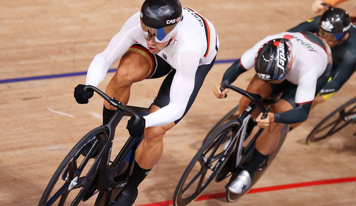 Der deutsche Bahnradsprinter Maximilian Levy ist an seiner vierten Olympia-Medaille vorbeigefahren.