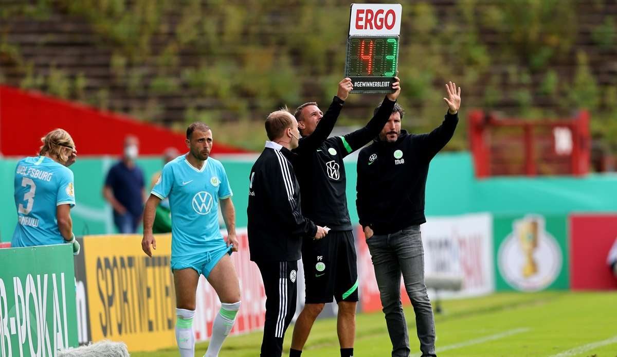 Der VfL Wolfsburg leistete sich einen Wechselfehler.