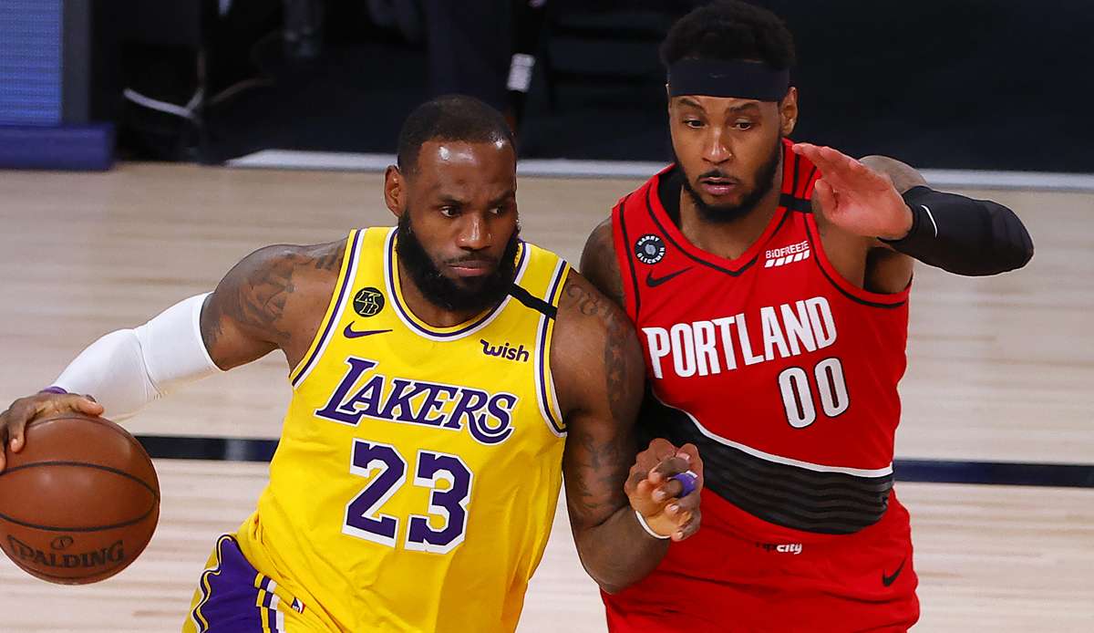 Carmelo Anthony spielt kommende Saison erstmals in seiner NBA-Karriere an der Seite von LeBron James.