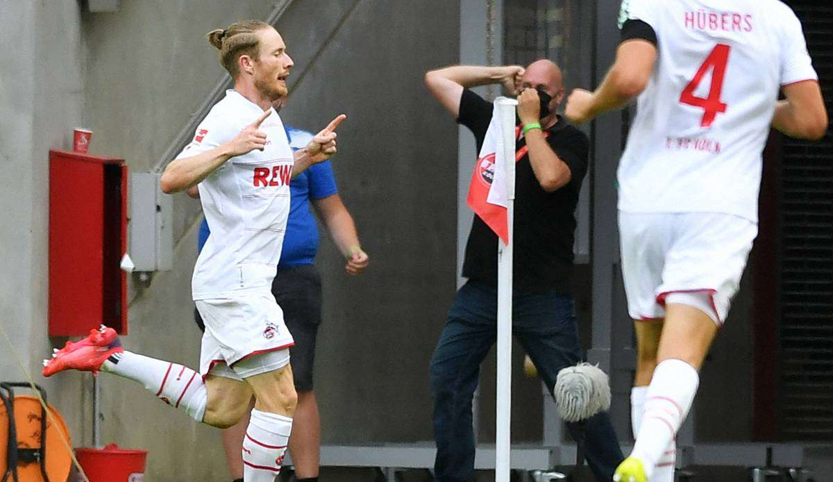Florian Kainz erzielte die Tore zwei und drei für den 1. FC Köln.