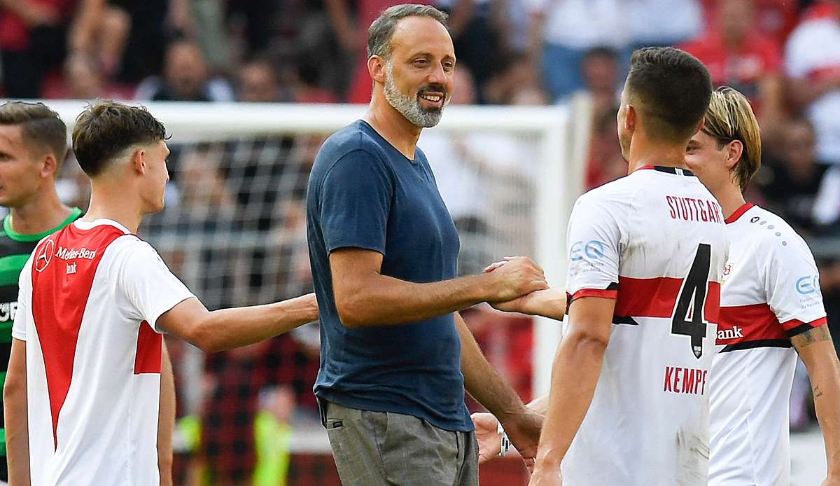 Pellegrino Matarazzo muss mit dem VfB in Leipzig ran.