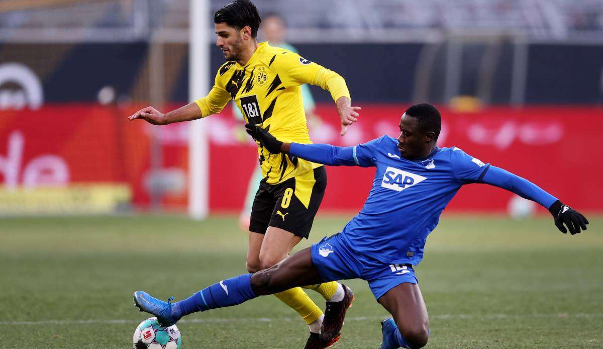 In der vergangenen Saison holte der BVB (l.: Mo Dahoud) im Heimspiel gegen Hoffenheim nur einen Punkt.