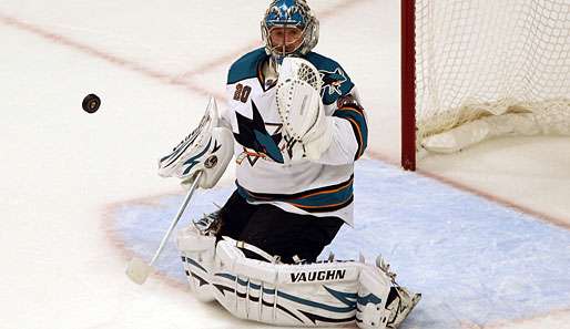 Jewgeni Nabokow hütete seit 2000 das Tor der San Jose Sharks