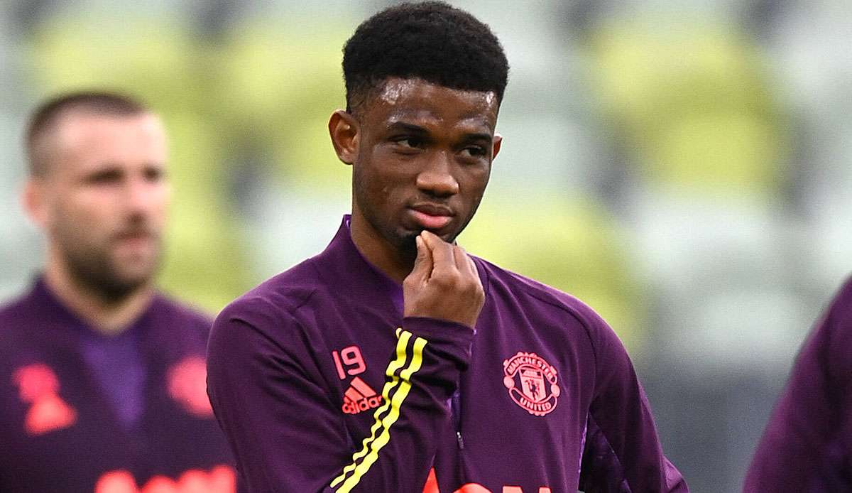 Amad Diallo verlässt Manchester United auf Leihbasis.