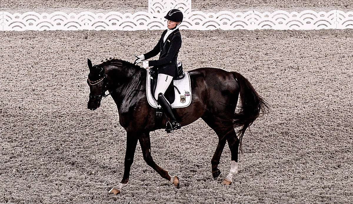 Regine Mispelkamp hat überraschend Bronze im Dressurreiten gewonnen.