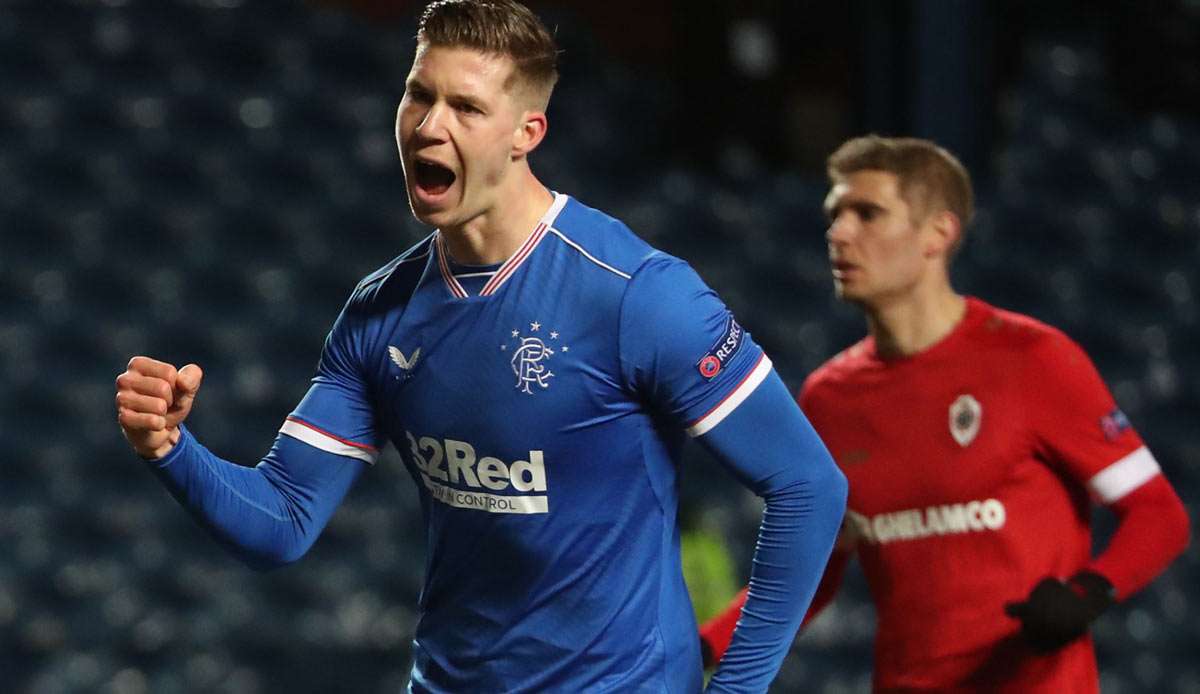 Cedric Itten wechselte aus St. Gallen zu den Glasgow Rangers im Sommer 2020.