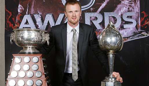 Henrik Sedin wurde nach 112 Scorerpunkten (29 Tore+83 Assists) zum MVP gewählt