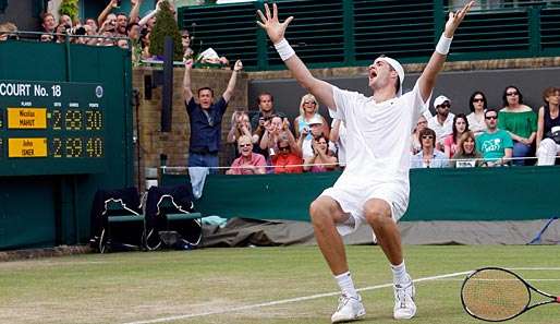 John Isner und Nicolas Mahut lieferten sich eine denkwürdige Schlacht. Am Ende gewann der Ami