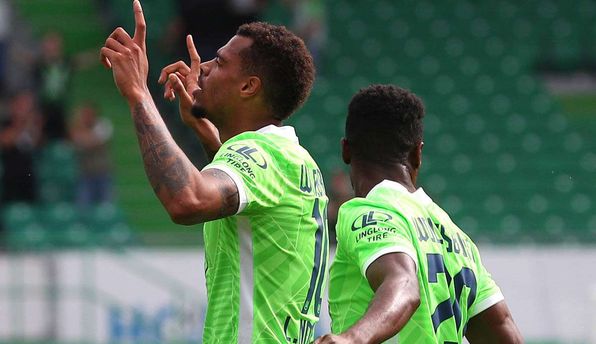 Lukas Nmecha erzielte das Tor zum 1:0 für den VfL Wolfsburg.