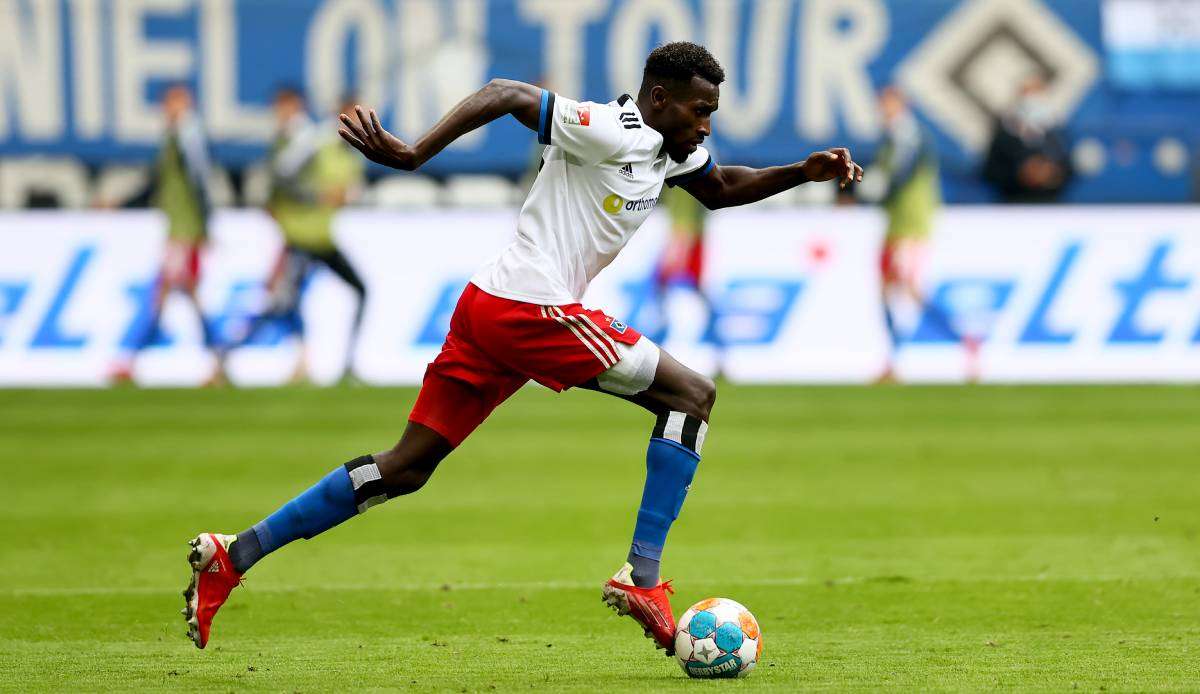 Bakery Jatta trifft mit dem HSV auf den SV Sandhausen.