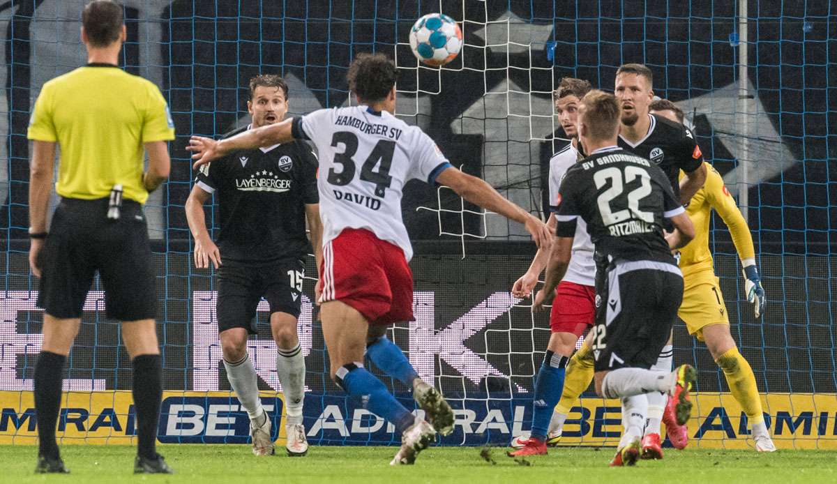 Der Hamburger SV siegte gegen den SV Sandhausen.