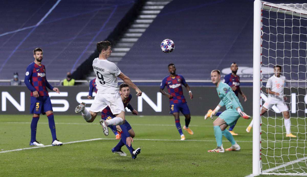 Der FC Bayern gewann das letzte Aufeinandertreffen mit dem FC Barcelona in der Champions League mit 8:2.