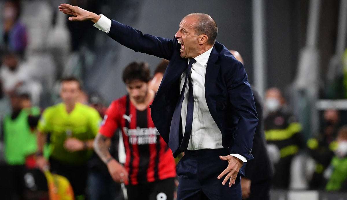 Massimiliano Allegri und Juventus sind nach vier Spieltagen noch ohne Sieg.