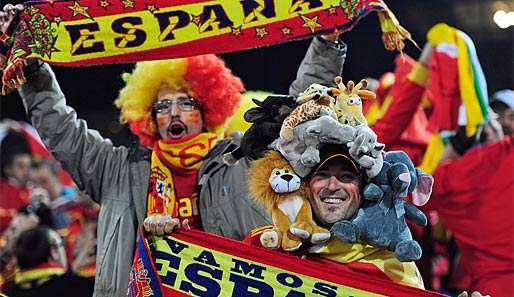 Die Fans im Estadio Santiago Bernabeu hatten sichtlich Spaß