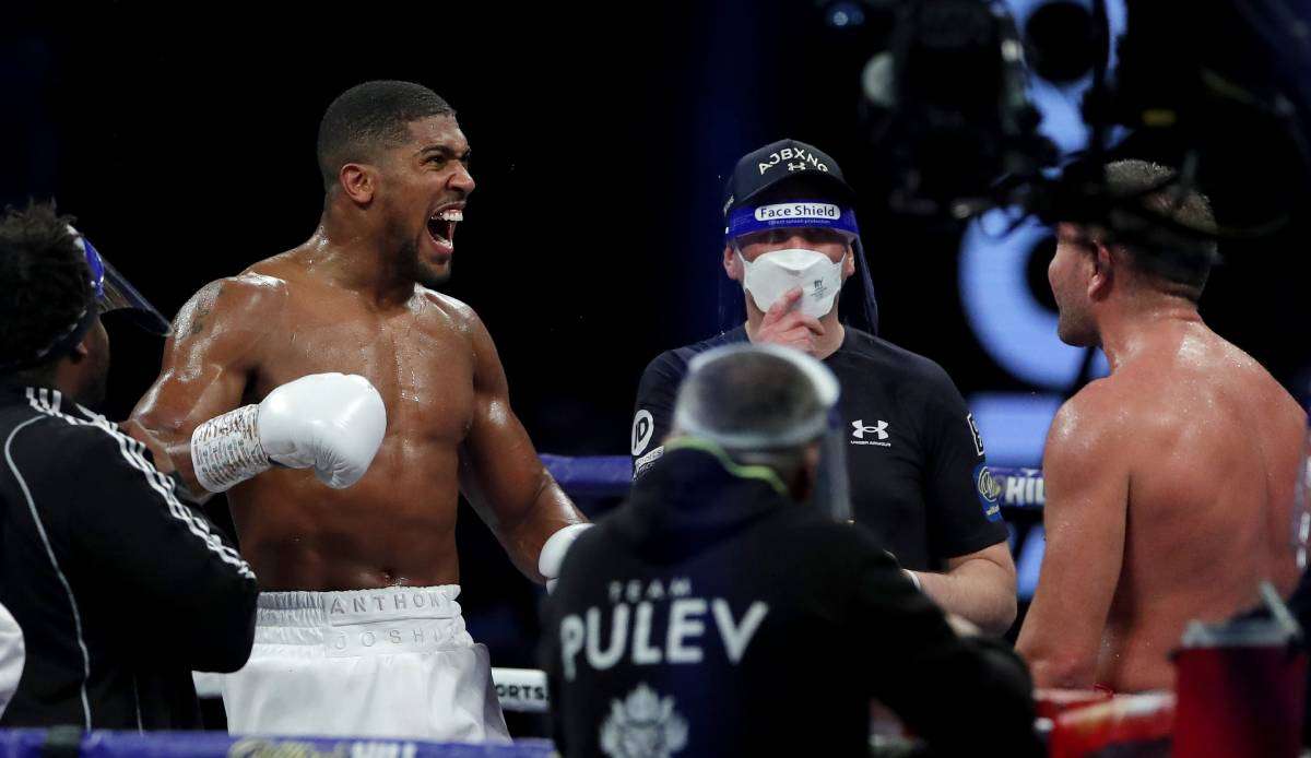 Anthony Joshua versucht am heutigen Samstag seine Titel im Schwergewicht zu verteidigen