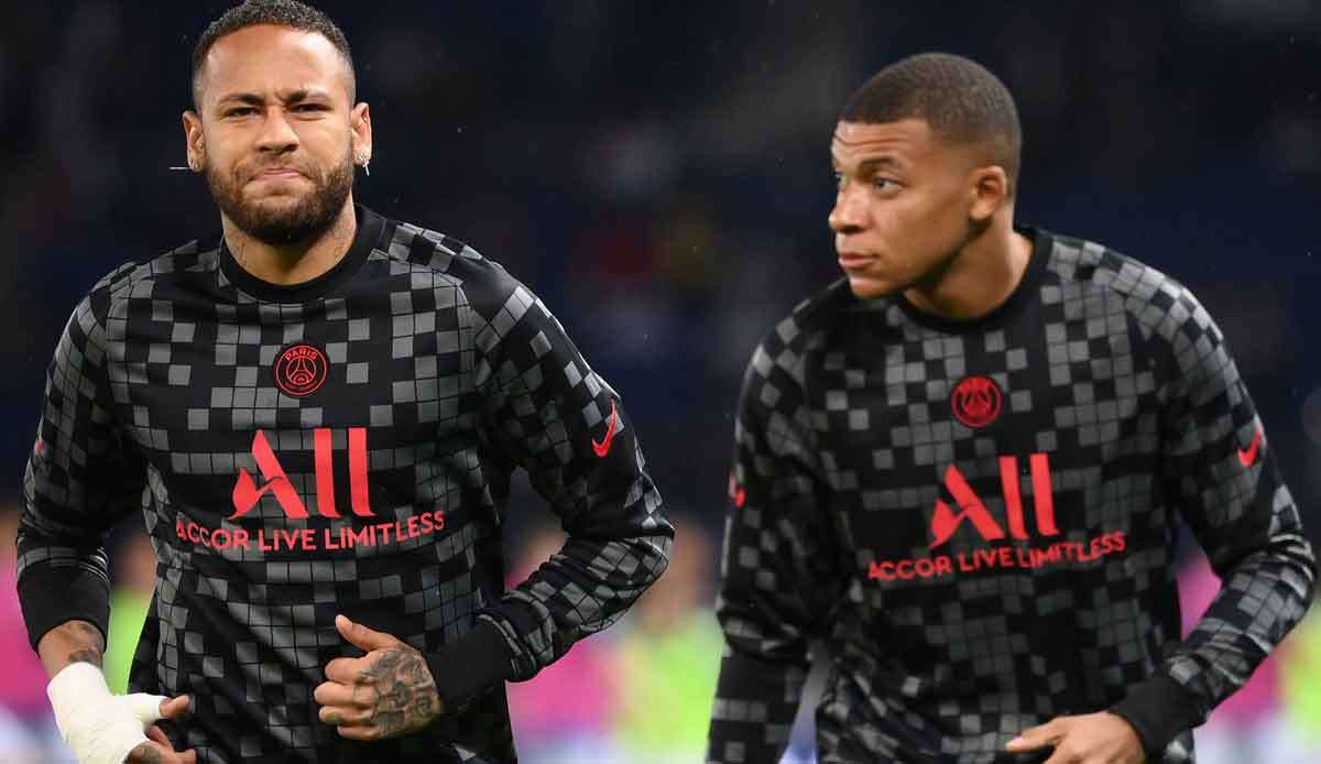 Kylian Mbappe von Paris Saint-Germain hat sich genervt von seinem Teamkollegen Neymar gezeigt.