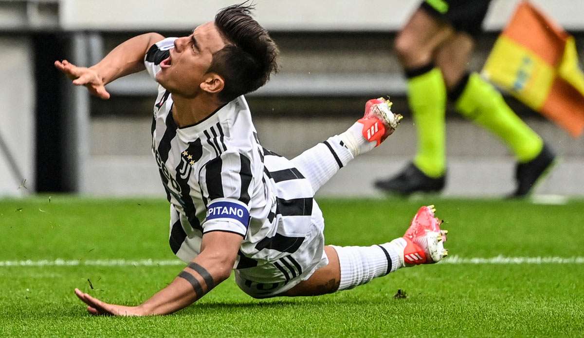 Paulo Dybala musste gegen Sampdoria Genua verletzt ausgewechselt werden.