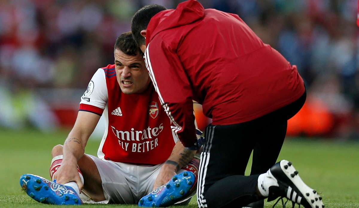 Der Ex-Gladbacher Granit Xhaka wird dem FC Arsenal wegen einer Knieverletzung bis zu drei Monate nicht zur Verfügung stehen.