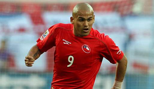 Darf aller Voraussicht nach gegen Brasilien stürmen: Chile-Angreifer Humberto Suazo