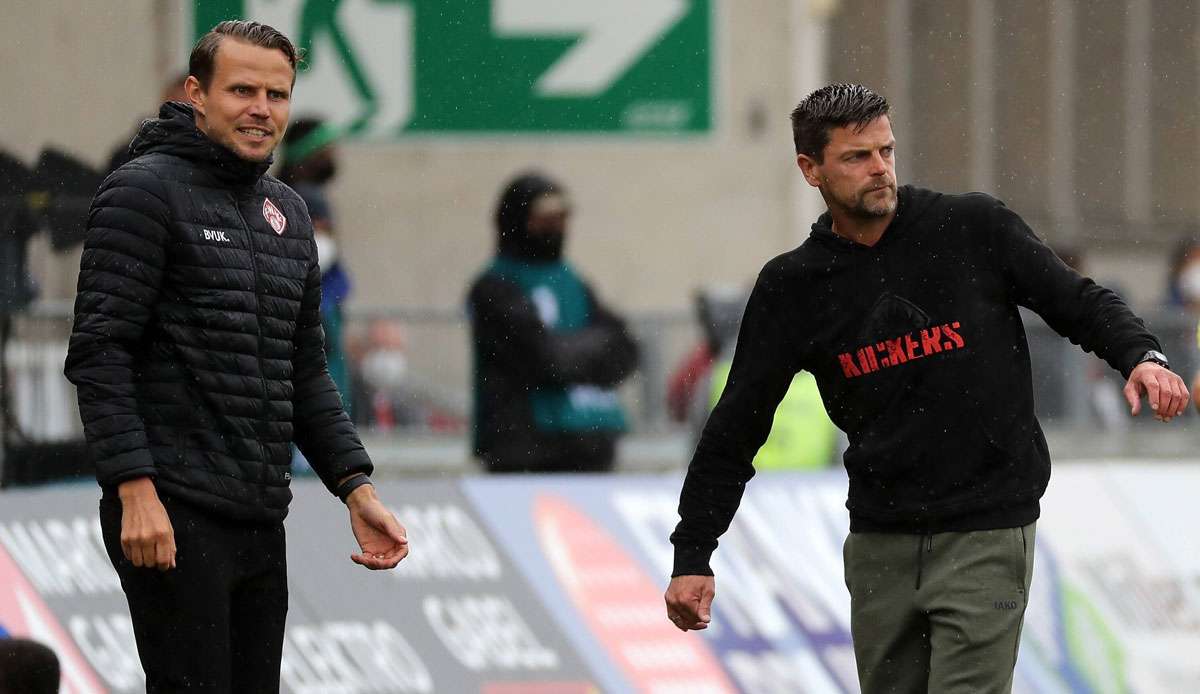 Torsten Ziegner und Sebastian Schuppan müssen bei den Kickers ihre Koffer packen.