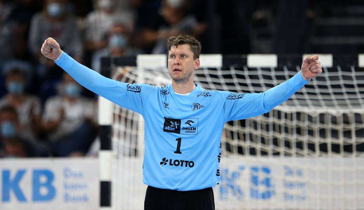 Niklas Landin trifft mit dem THW Kiel in der Champions League heute auf Zagreb.