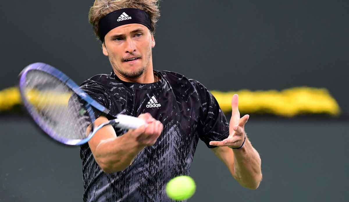 Alexander Zverev ist ins Viertelfinale des Masters von Indian Wells eingezogen.