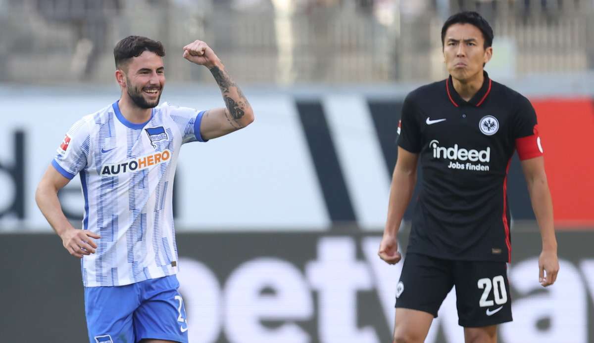 Hertha BSC setzte sich auch dank Marco Richter in Frankfurt durch.