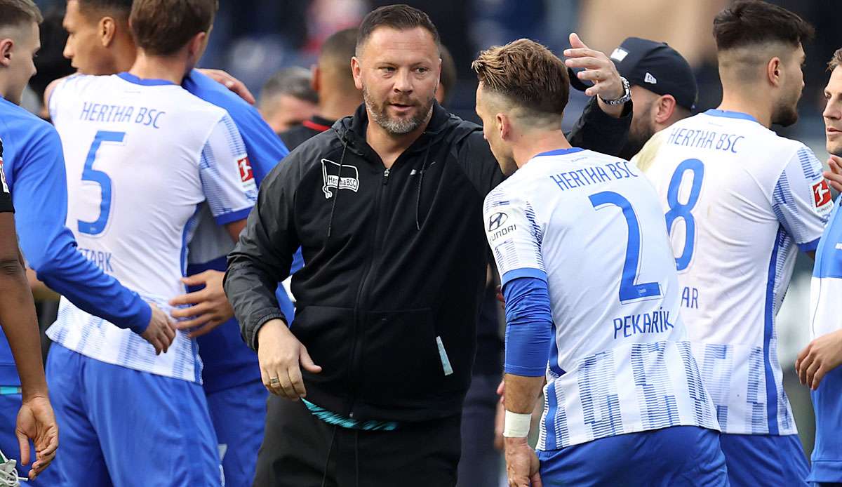Pal Dardai darf nach dem Sieg der Hertha aufatmen.