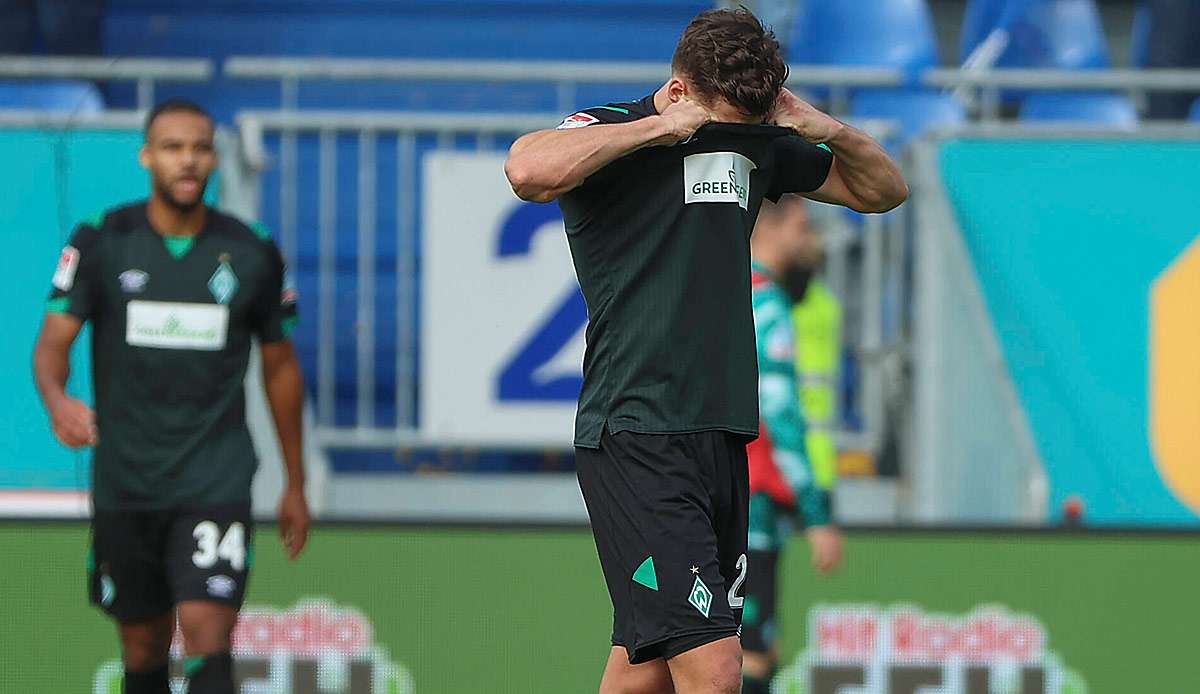 Zum Wegschauen: Werder Bremen erwischte in Darmstadt einen desaströsen Tag.