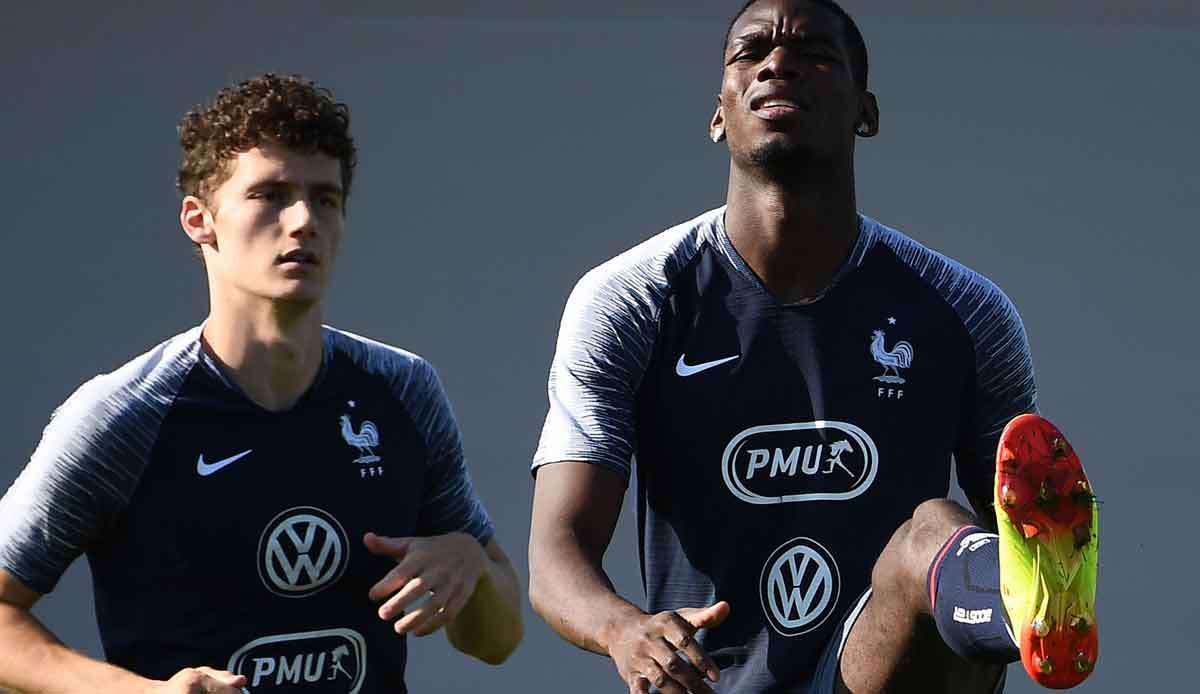 Frankreichs Benjamin Pavard hat erklärt, dass sich sein Teamkollege Paul Pogba für seinen Ausraster im Finale der Nations League entschuldigt habe.