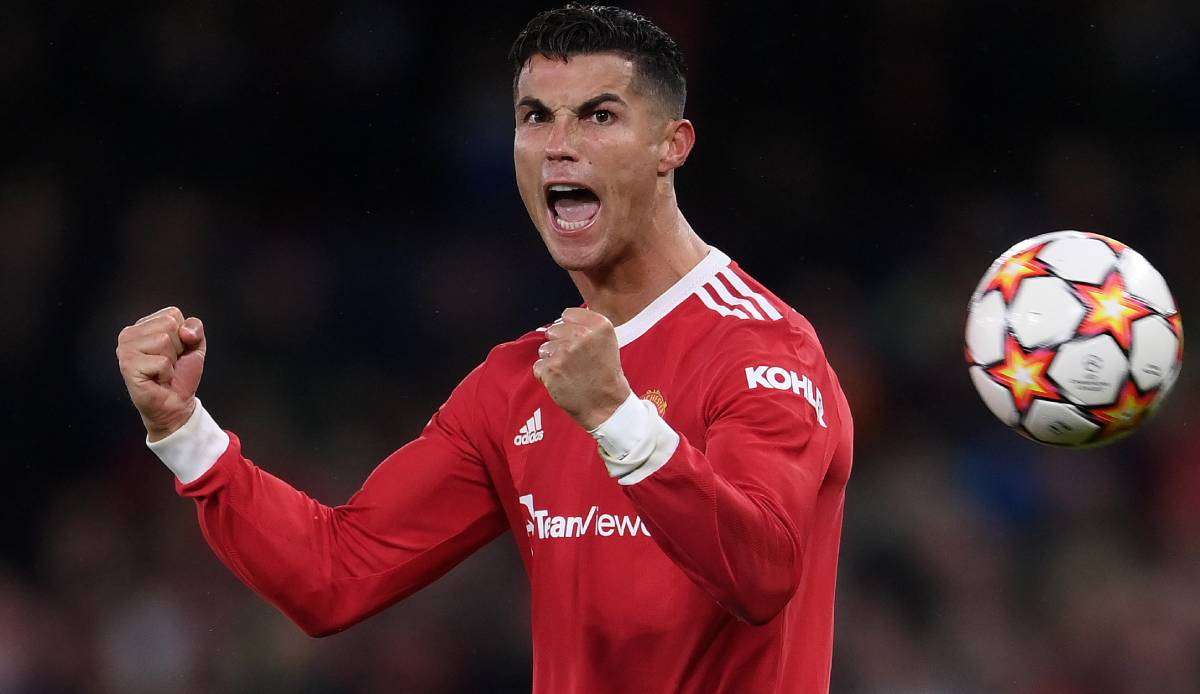 Manchester United (Bild: Cristiano Ronaldo) empfängt in der Champions League Atalanta Bergamo.