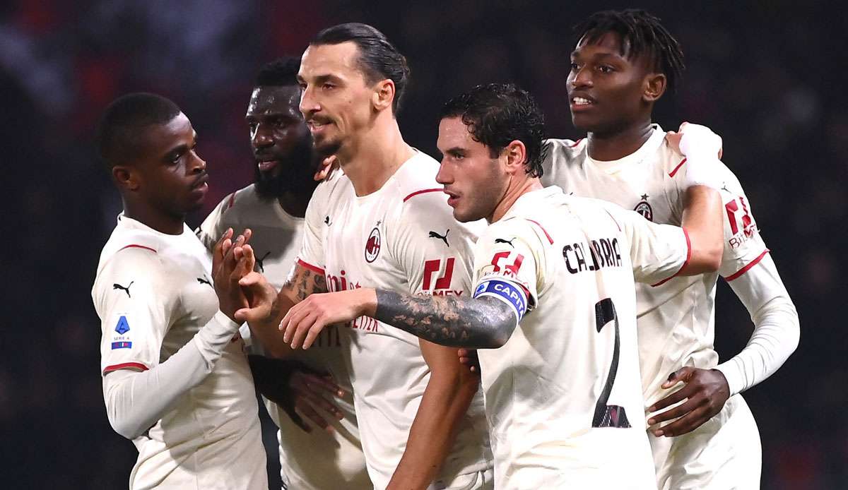 Die AC Milan siegt gegen Bologna.