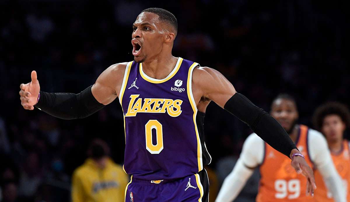Russell Westbrook hat bei den Los Angeles Lakers noch Startschwierigkeiten.