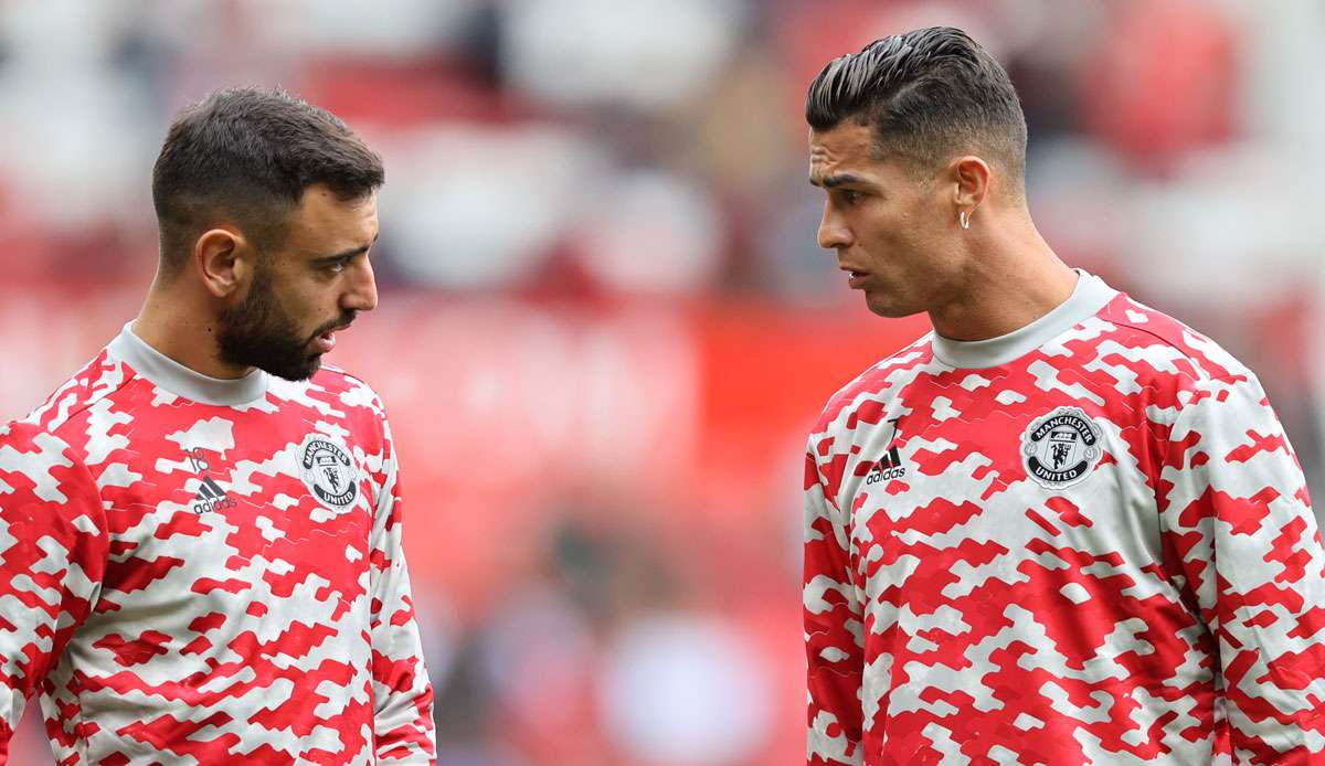 Mittelfeldspieler Bruno Fernandes von Manchester United hat sich über den Akzent von Mitspieler und Landsmann Cristiano Ronaldo lustig gemacht.