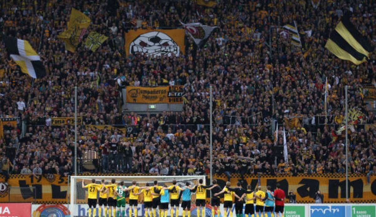 Dynamo Dresden konnte sich letztes Jahr den Meistertitel in der 3. Liga sichern.