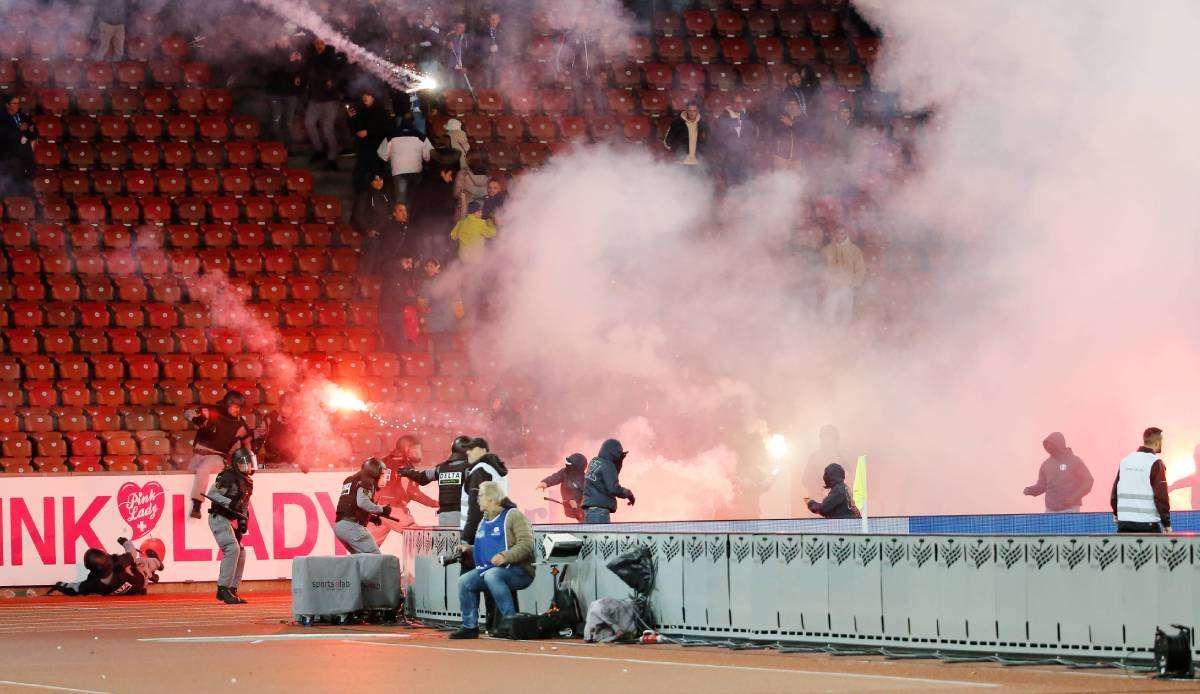 Beim Zürich-Derby kam es zu Ausschreitungen.