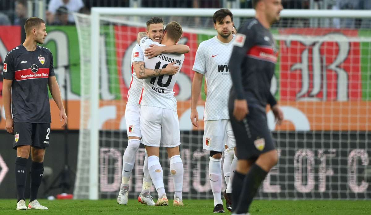 Augsburg hat mit 4:1 gegen Stuttgart gewonnen.