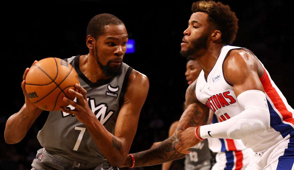 Kevin Durant wurde im Spiel gegen Detroit ejected.