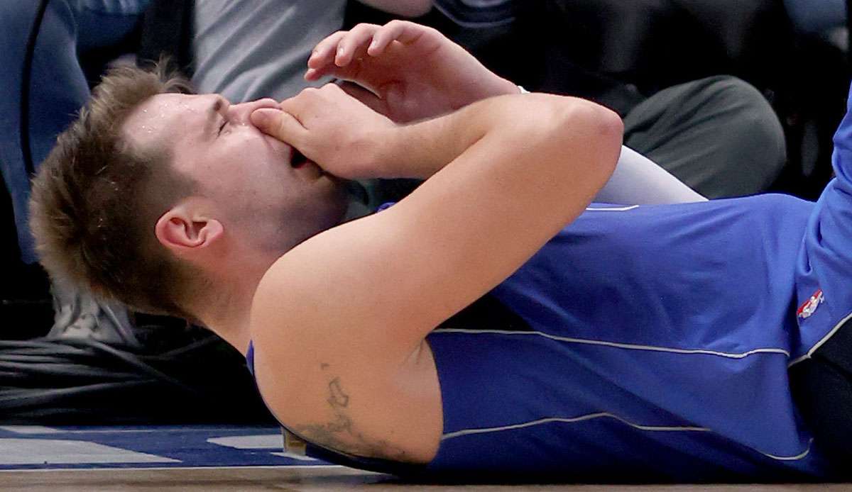 Luka Doncic verpasste gegen Sacramento ein Triple-Double knapp.
