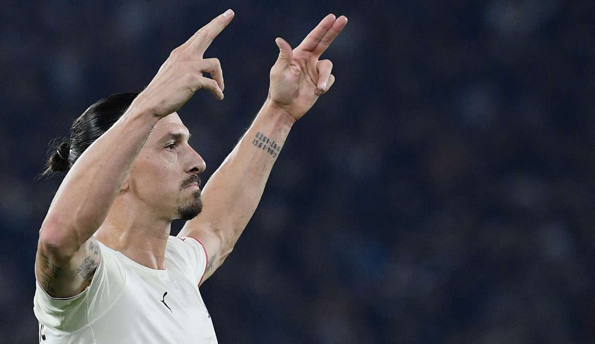 Zlatan Ibrahimovic steht beim AC Mailand unter Vertrag.