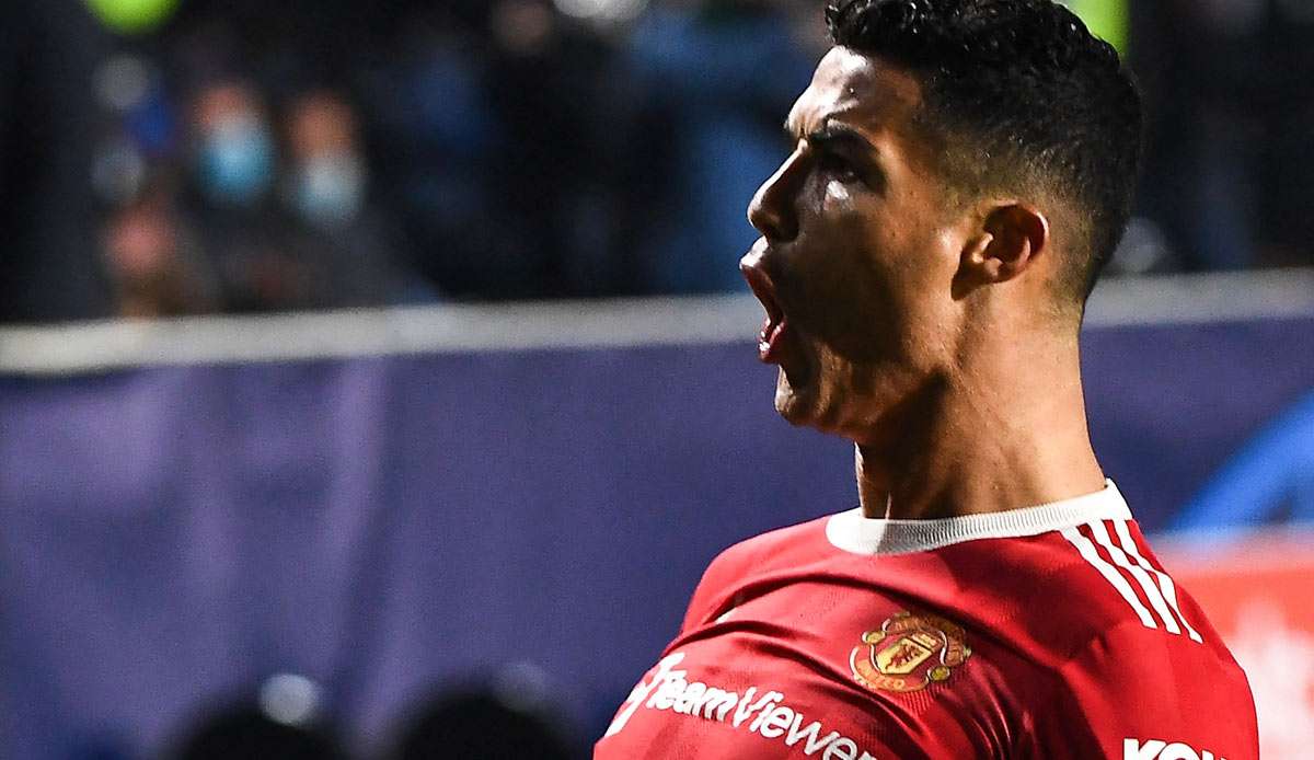Cristiano Ronaldo spielt mit United am Samstag das Derby gegen Manchester City.