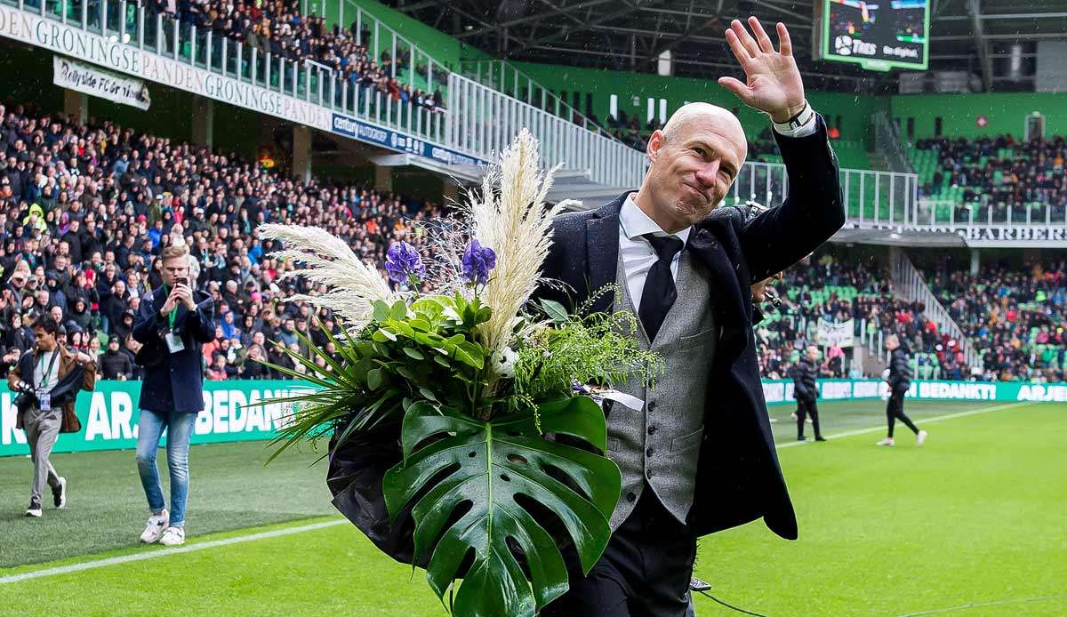 Arjen Robben beendete beim FC Groningen seine Karriere.