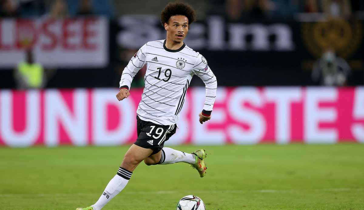 Leroy Sane ist heute mit der deutschen Nationalmannschaft im Einsatz.
