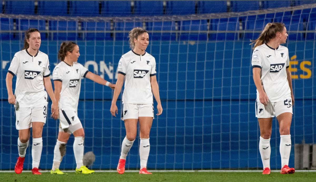 Neuling TSG Hoffenheim hat in der Champions League der Frauen erneut Lehrgeld zahlen müssen.