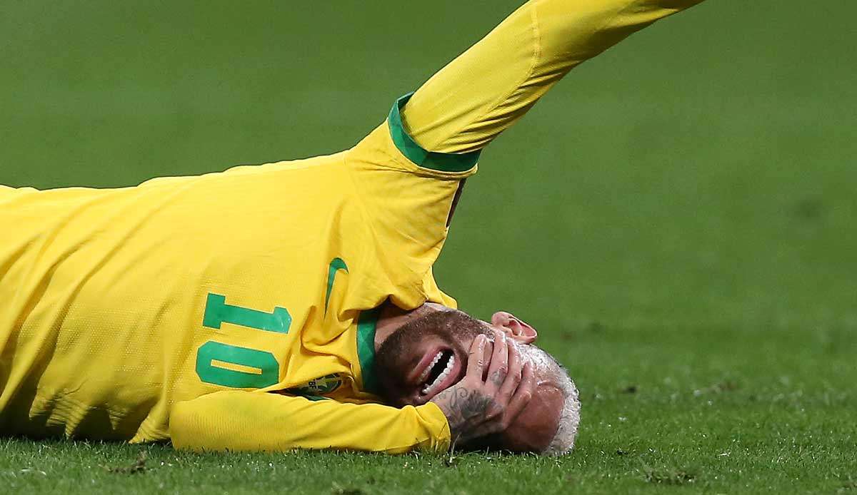 Neymar fehlt Brasilien aufgrund von Oberschenkelproblemen.